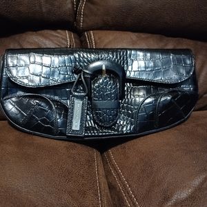 Black clutch bag by Antonio Melani, small